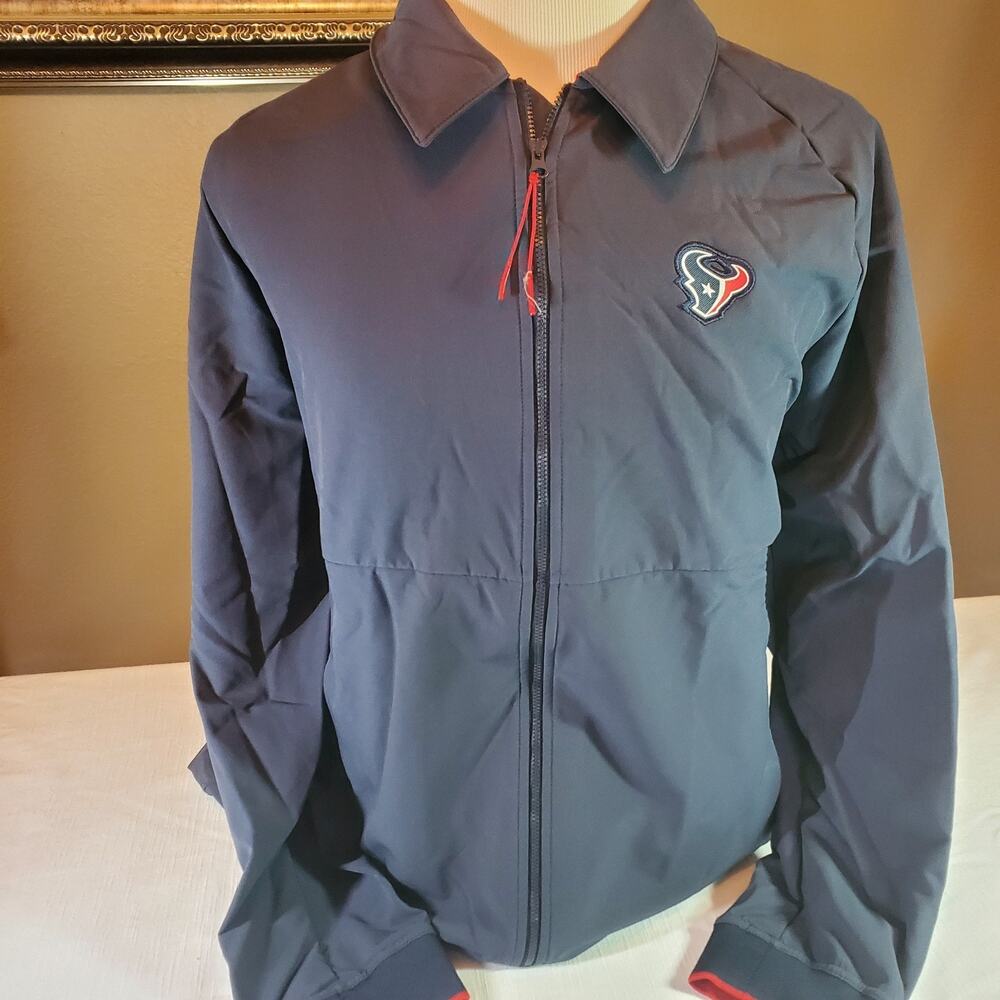 Nike Houston Texans Lightweight Track Jacket Men's Size XL Full Zip Navy Blue